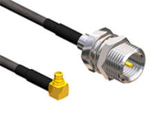 FME bulkhead coaxial cable MMCX